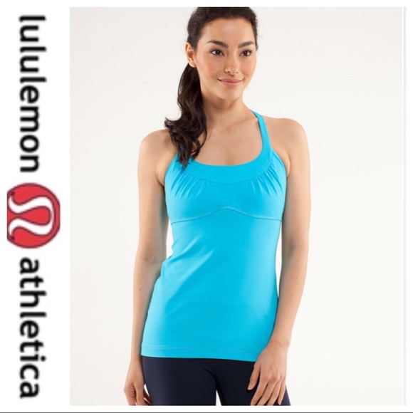 💕SALE💕Lululemon Blue Scoop Me Up Tank 11 - Picture 3 of 10